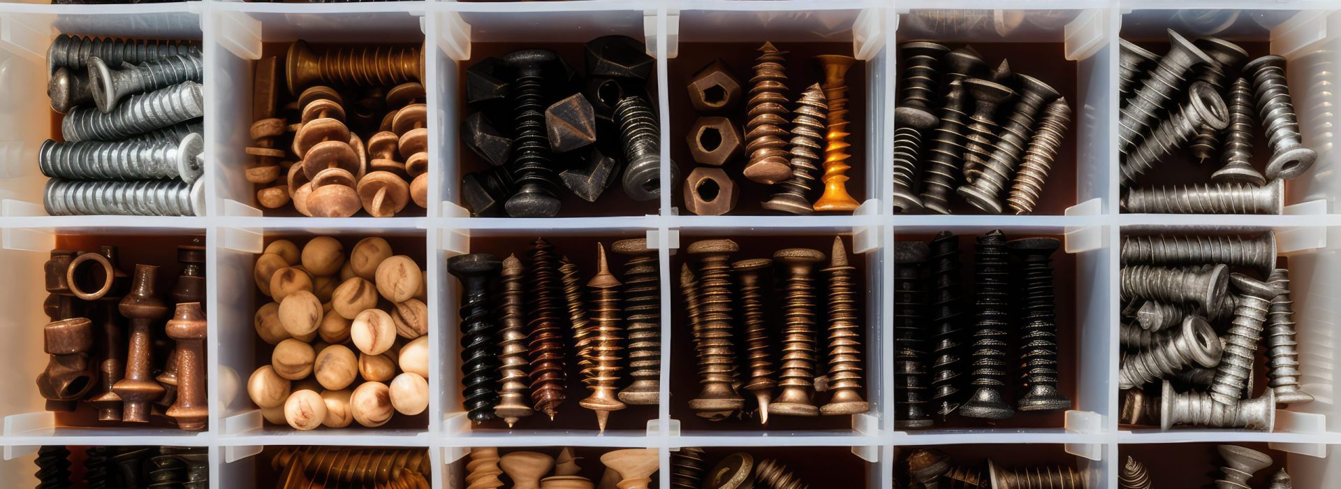 fastener wood screw illustration hardware thread, length type, container organize fastener wood screw